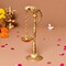 2 Pc Parrot Brass Oil Diya Kerala Samai Puja Diya Traditional 7.5 Inches Bird Pair Hanging Chain Oil Lamp Hindu Religious Kathu Vilakku Deepak for Home Temple Diwali Decor Housewarming Gift